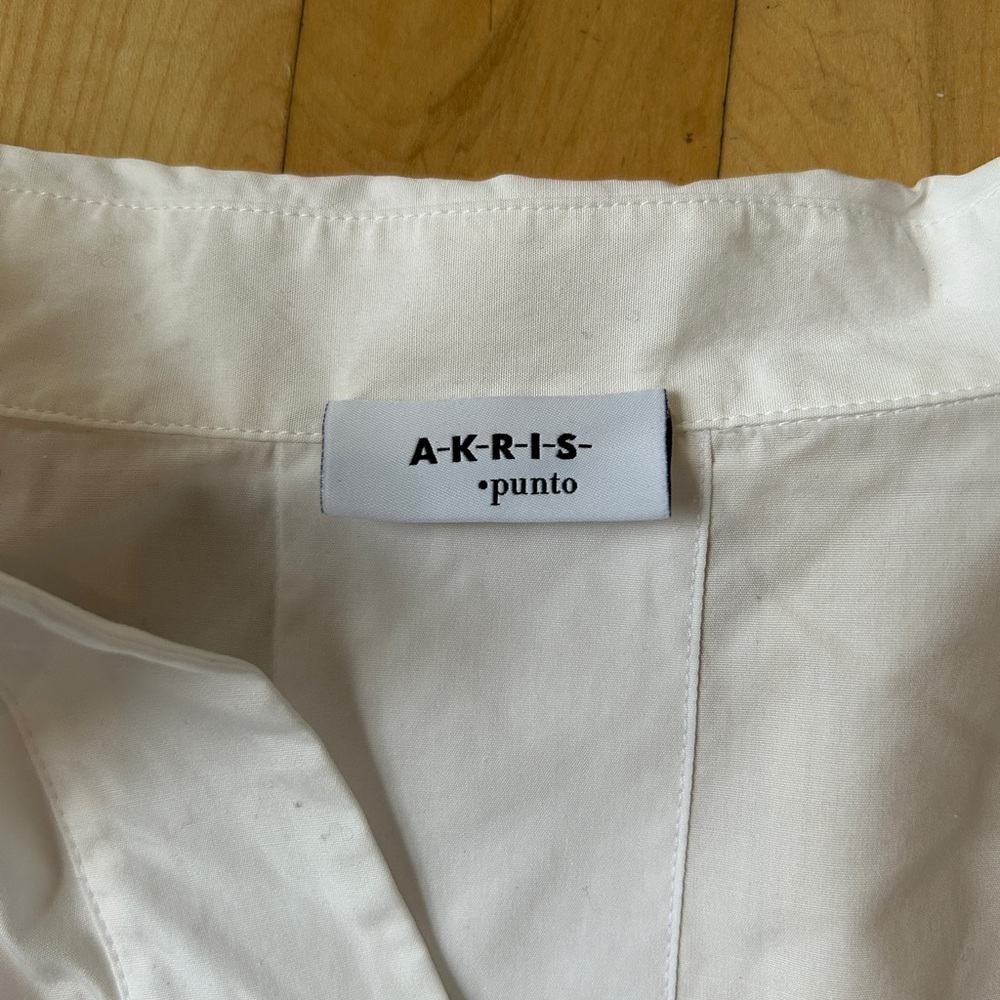 AKRIS PUNTO: Everyday Classic White Blouse - Picture 3 of 8